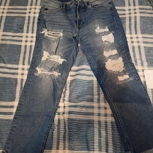 KanCan Distressed Blue Jeans
